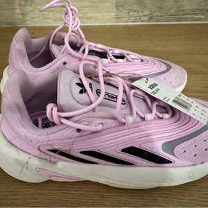 adidas Pink and Black Athletic Shoes